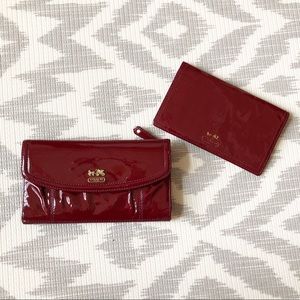 Coach wallet & check wallet